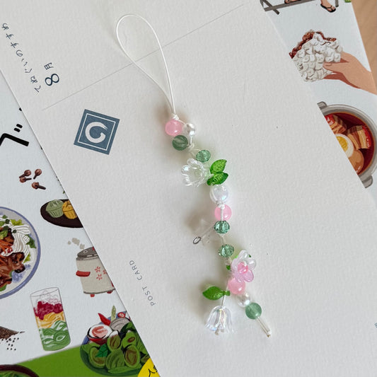 Handmade Flower Candy Cute Phone Charm/Key ring