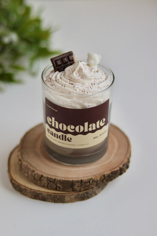 Chocolate Coffee Milkshake Candle - Handmade in Finland