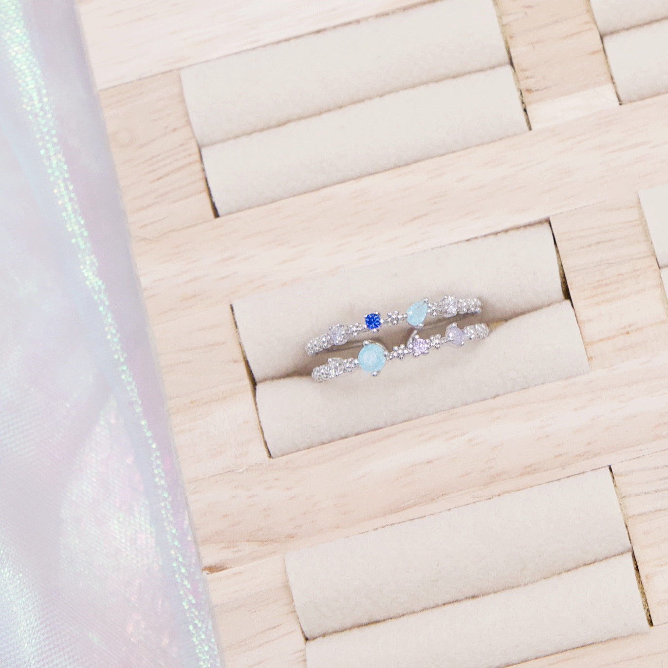 Korean Crystal Star Cute Ring - 2 colors