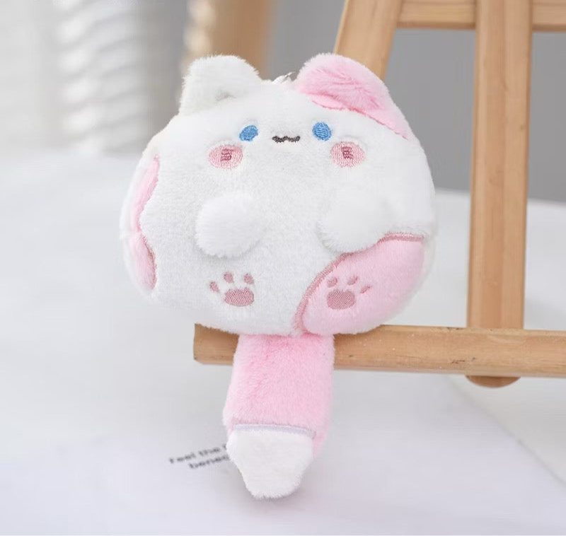 Cute Chubby Cat Plushy Keychain