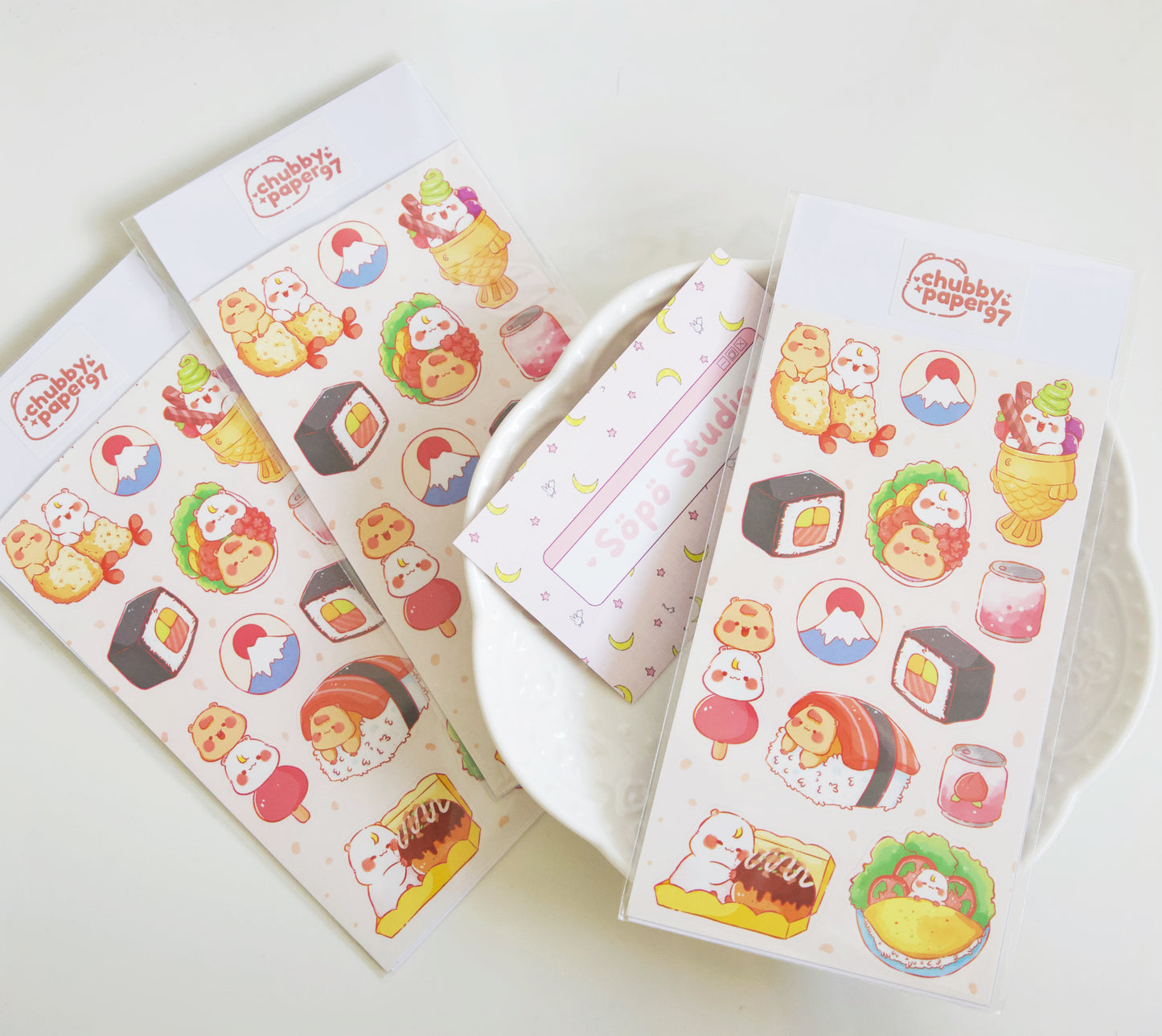 Japanese Food Sticker Sheet