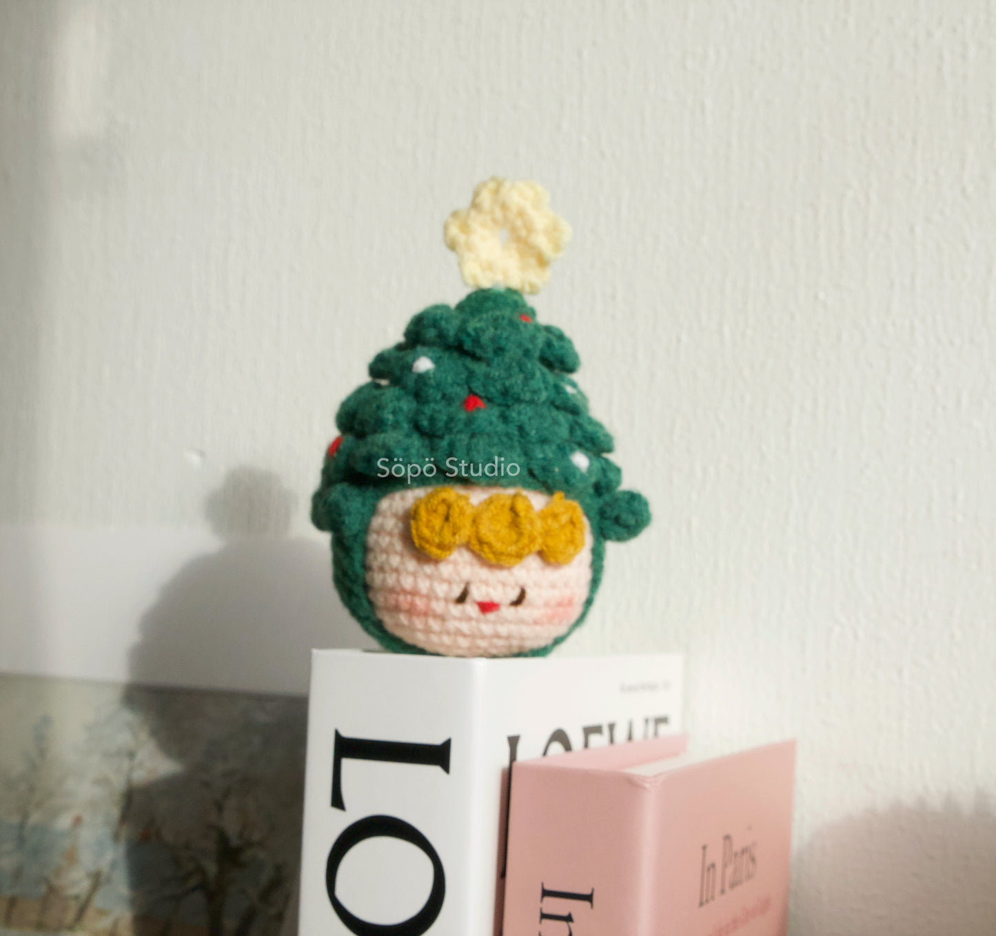 Christmas Tree Mochi Handmade Crochet Keychain Bag Charm