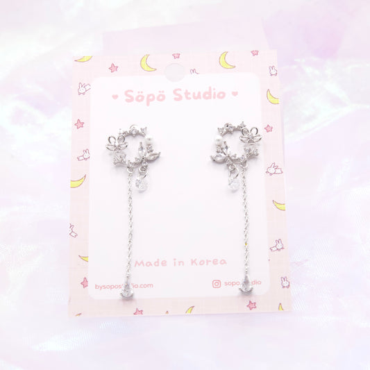 Spring Garden Flower Korean Earrings - 2 colors
