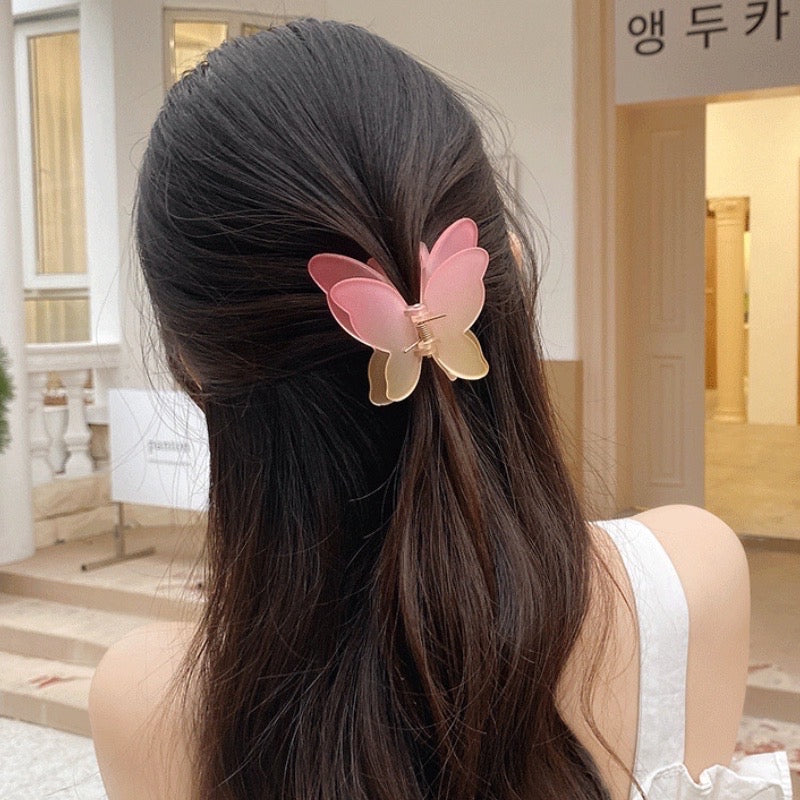 Cute Magical Butterfly Ombre Hair Claws - 5 colors