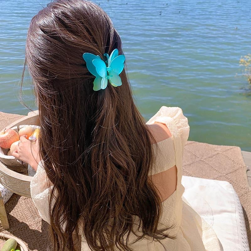 Cute Magical Butterfly Ombre Hair Claws - 5 colors