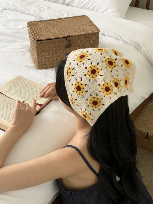 Crochet Triangle Head Scarf