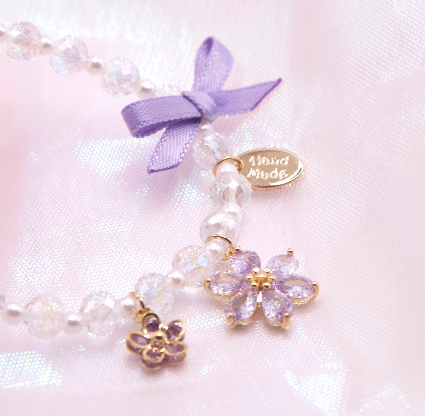 Sailor Moon Sakura Purple Ribbon Bracelet