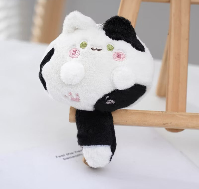 Cute Chubby Cat Plushy Keychain