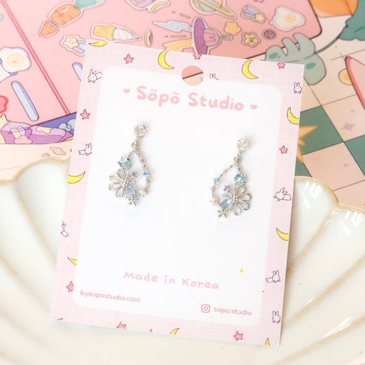 Flower Cute Korean Earrings - 2 colors