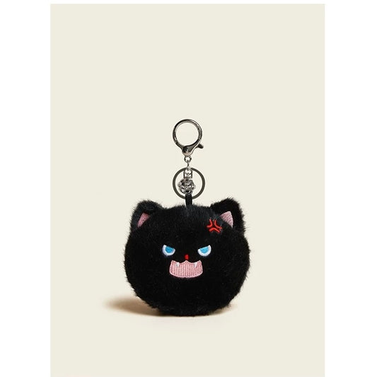 Angry Cat Plushy Keychain/Bag charm