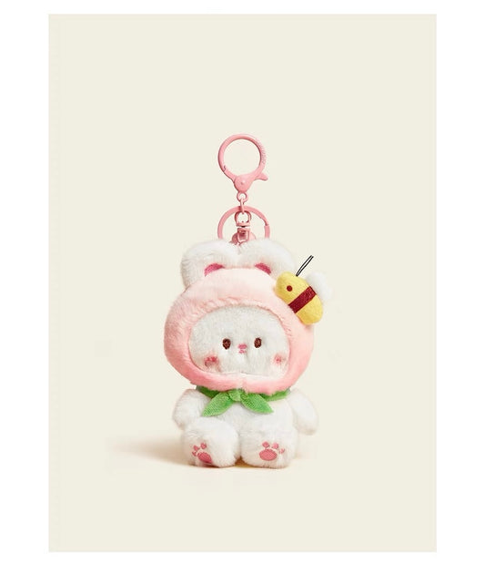 Bee Bunny Plushy Keychain/Bag charm