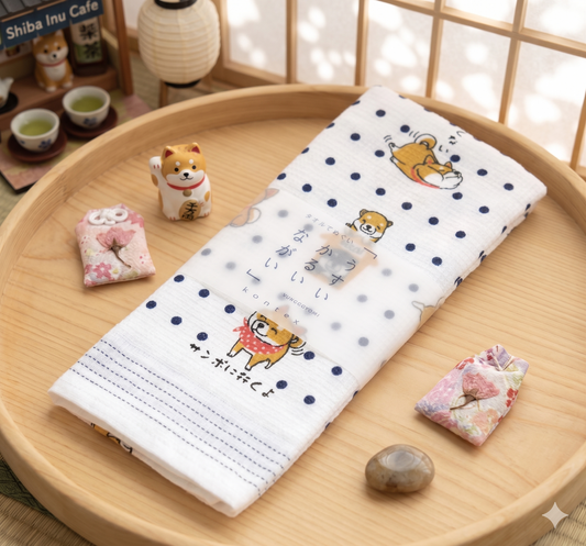 Shiba Tenugui Kitchen Towel - Made in Japan