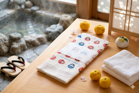 Daruma Tenugui Kitchen Towel - Made in Japan
