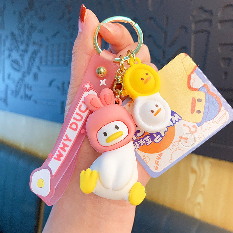 Dummy Why Ducky Keychain