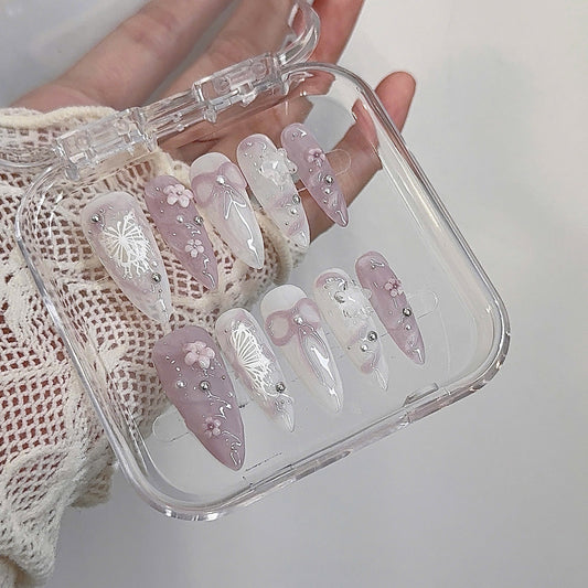 Secret Garden 3D Gel Handmade Press-on Nails