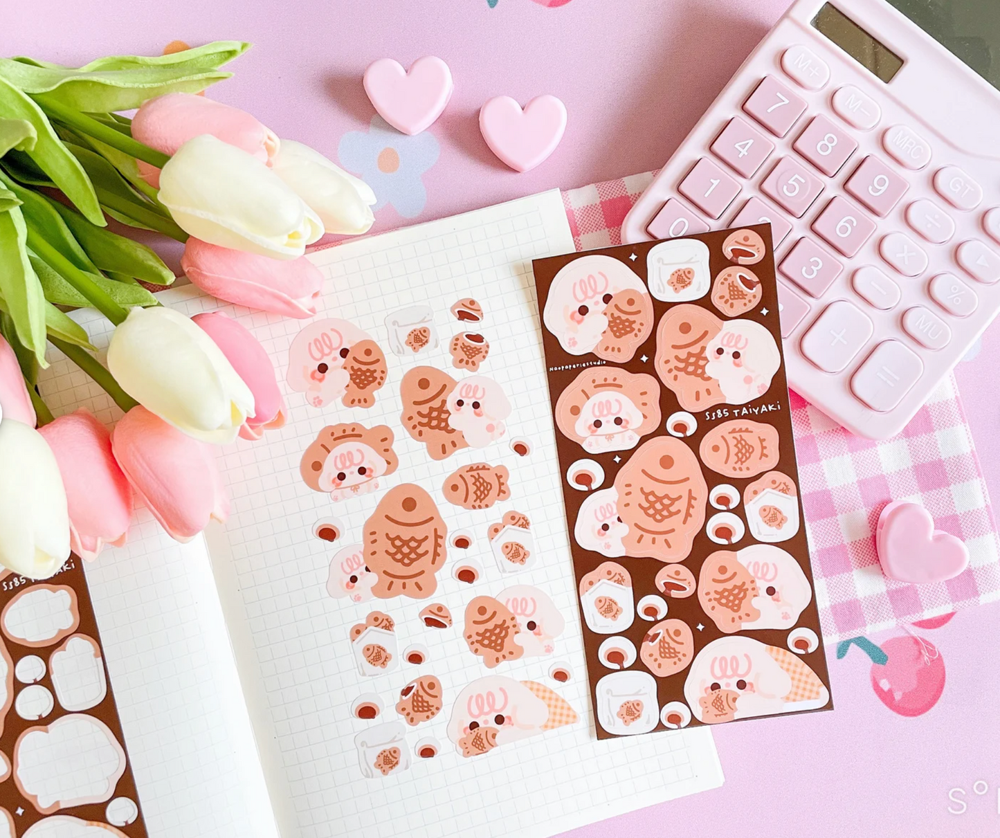 Naopaperie Taiyaki Sticker Sheet