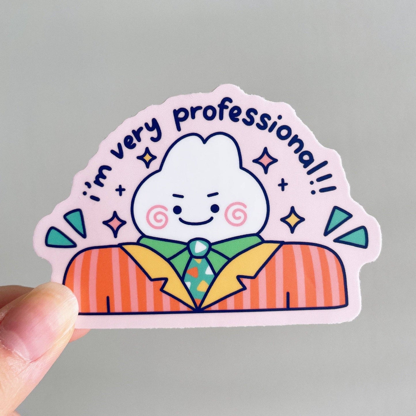 I'm Very Professional Bunny Sticker