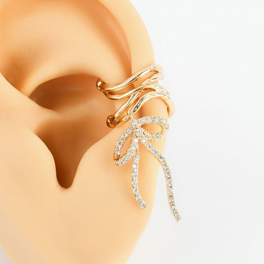 Ballerina Ribbon Made in Korea Ear-cuff - 2 colors