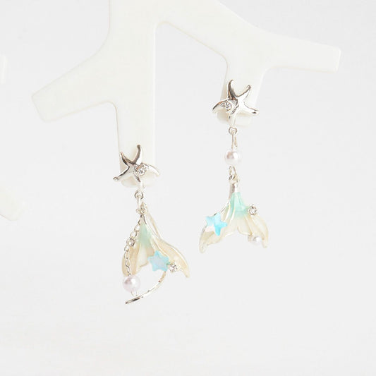 Magical Fairy Mermaid Dangle Earrings