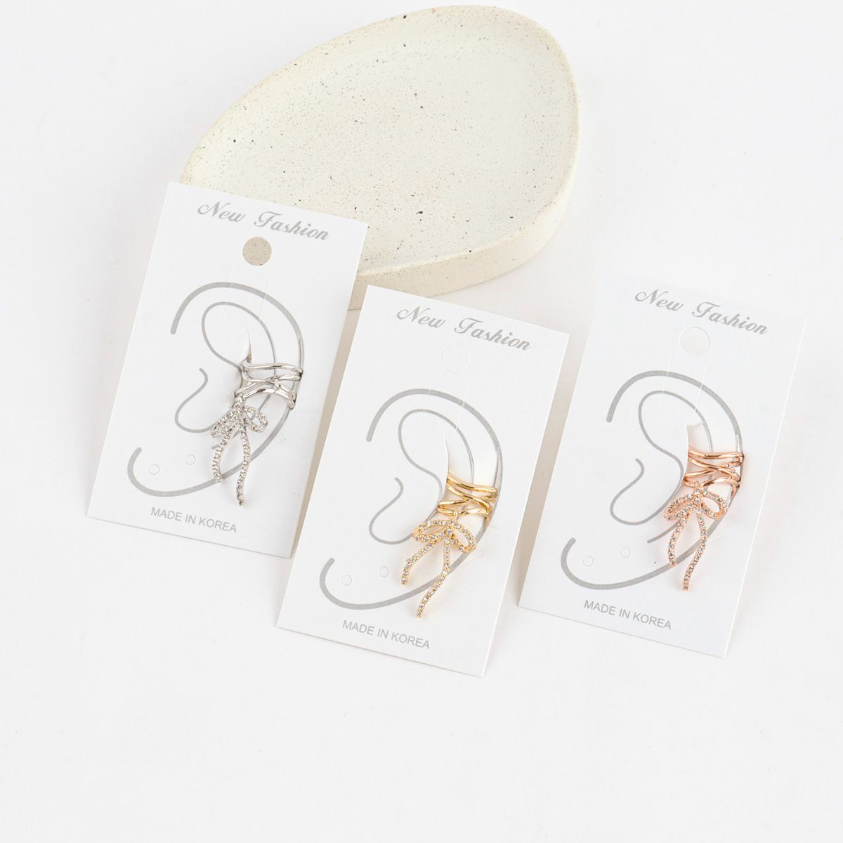 Ballerina Ribbon Made in Korea Ear-cuff - 2 colors