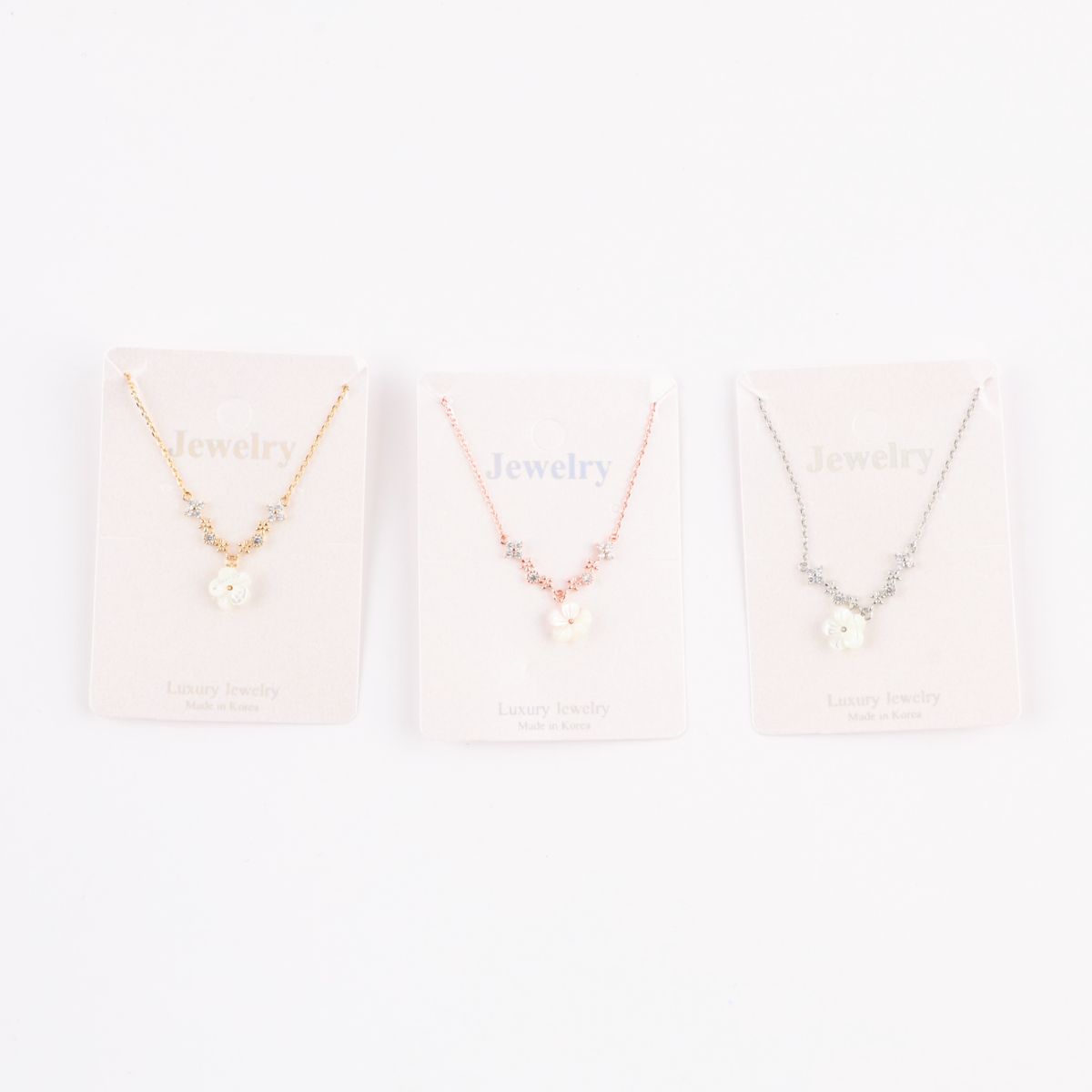 Mother of Pearl Elegant Cute Korean Necklace - 2 colors