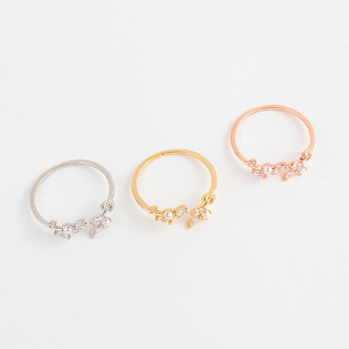 Wreath Garden Cute Ring Made in Korea - 3 Colors