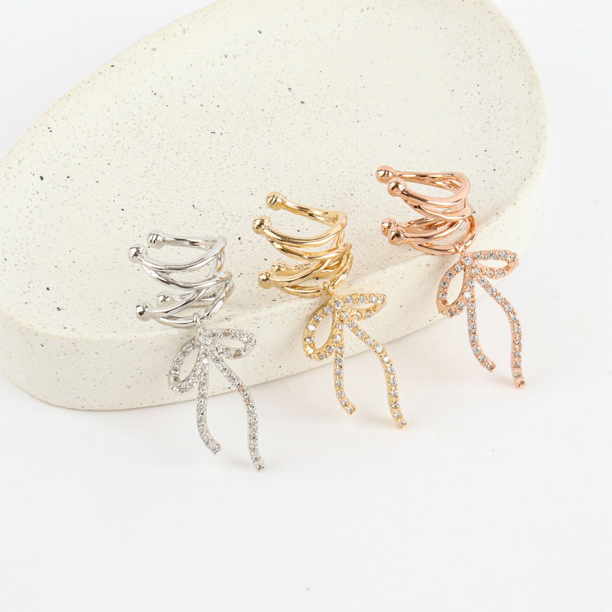 Ballerina Ribbon Made in Korea Ear-cuff - 2 colors