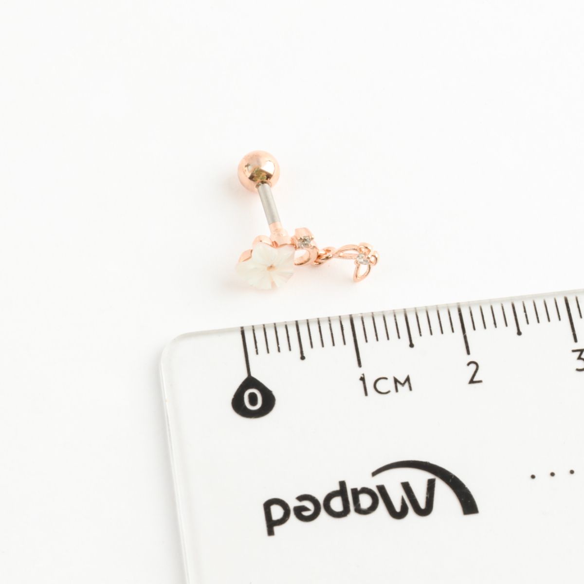 Flower Butterfly Drop Korean Ear Piercing - 2 colors