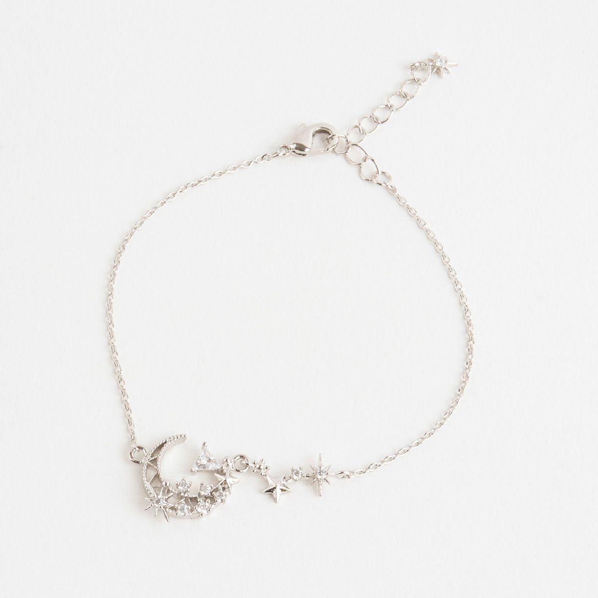 Crescent Moon Star Made in Korea Bracelet