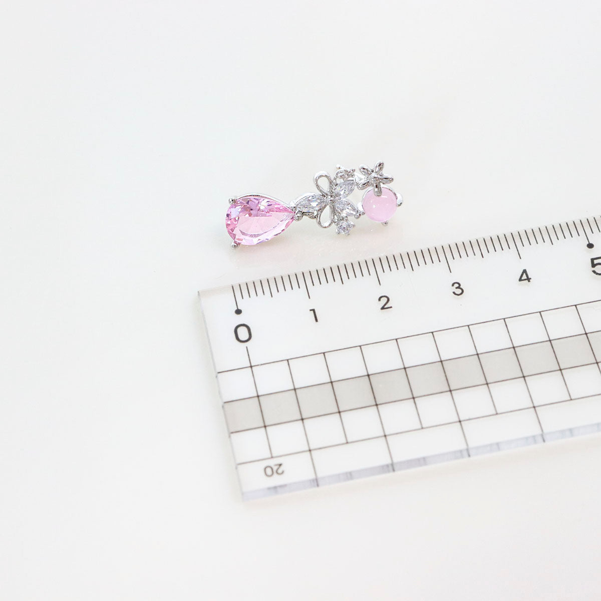 Pastel Pink Blossom Flower Studs Korean Dainty Style Earrings